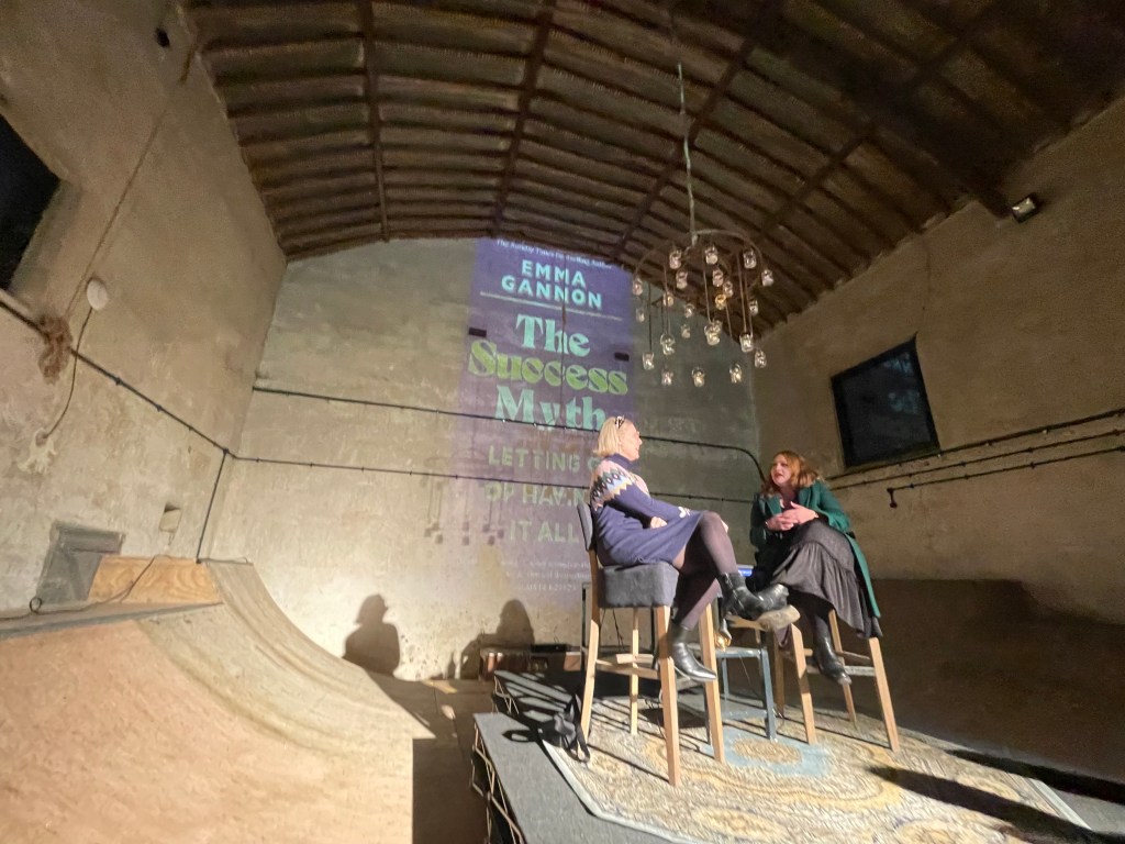 Emma Gannon and Rebecca Fletcher at The Yard, Hampshire