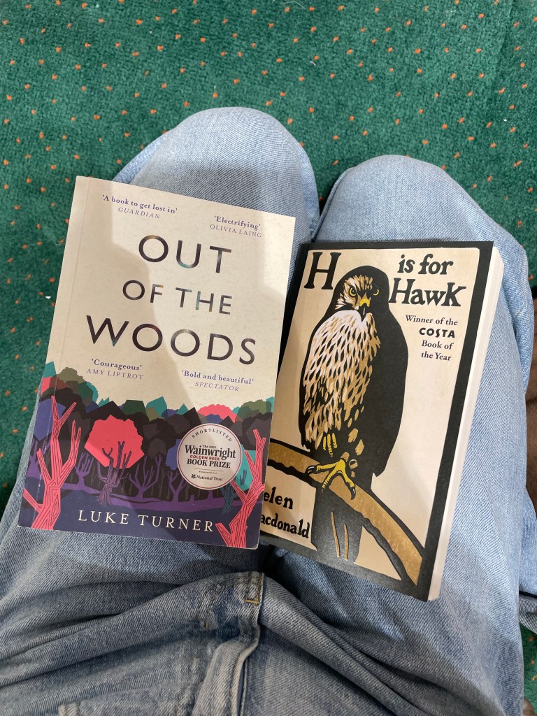 Some more books for the TBR!
Out of the Woods by Luke Turner
H is for Hawk by Helen Mcdonald
