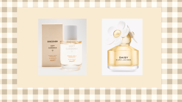 Marks and Spencer perfume dupe - Soft Gardenia and Daisy Marc Jacobs