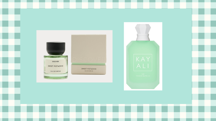 Marks and Spencer perfume dupe - Sweet Pistachio and KAYALI Pistachio